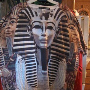 King Tut Golden Mask Full Graphic T-Shirt